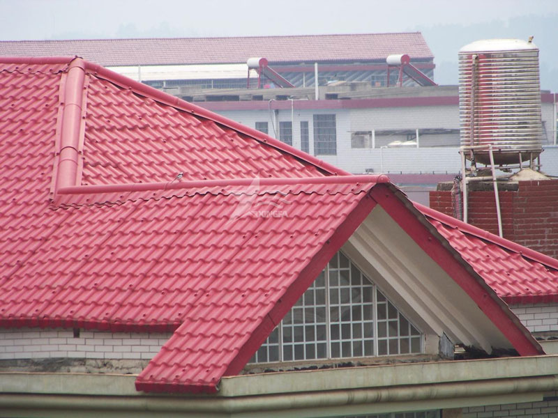 新型屋面建材合成樹(shù)脂瓦，傳統(tǒng)建筑用瓦的傳承替代建筑材料